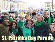 Iren in aller Welt feiern am 17. März den Namenstag ihres Nationalheiligen mit Paraden, Musik und Tanz. München feiert den "St. Patricks Day" mit Parade (©Foto:MartiN Schmitz)